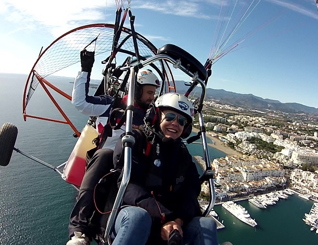 Paragliding flights