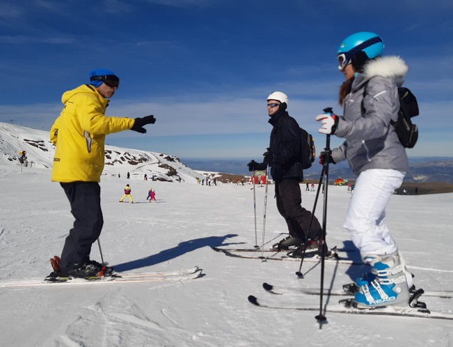 Ski or Snowboard Lessons for Kids & Adults