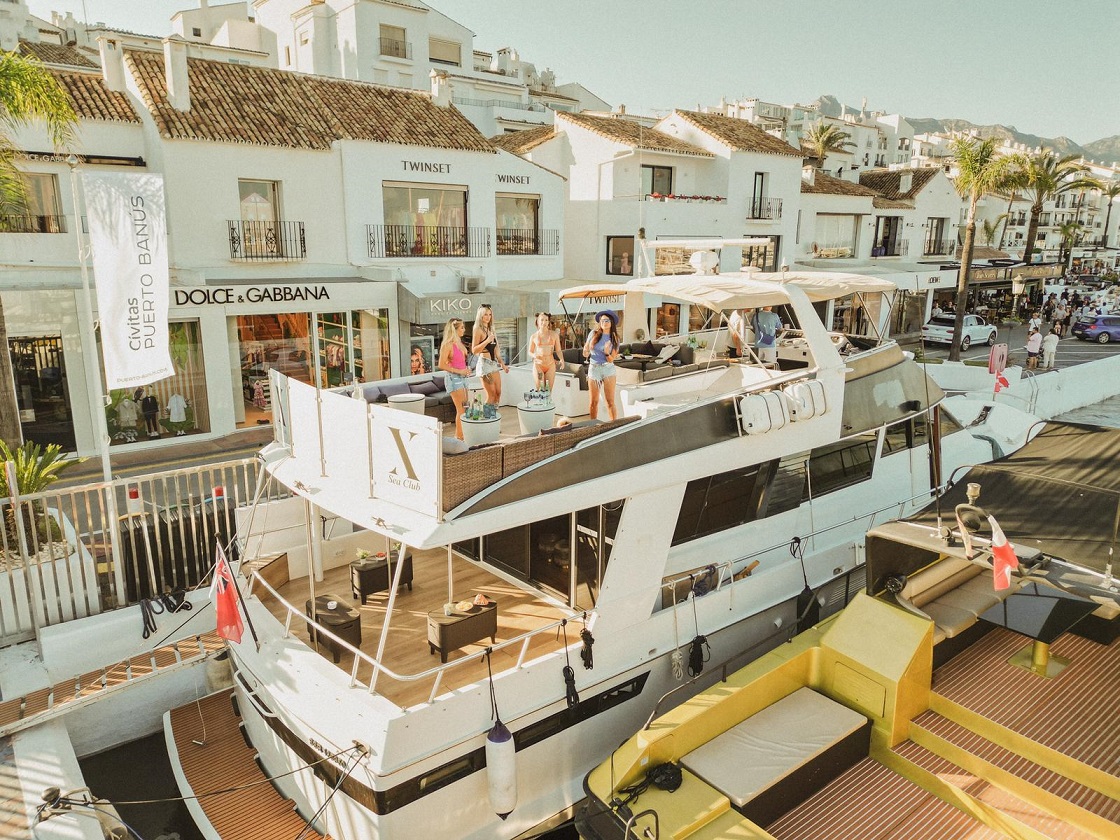 Enjoy your own private party in Puerto Banús on a luxury 20-metre yach...