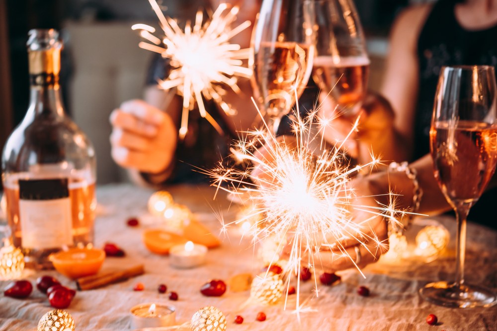 New Year's Eve menu at Le Papillon